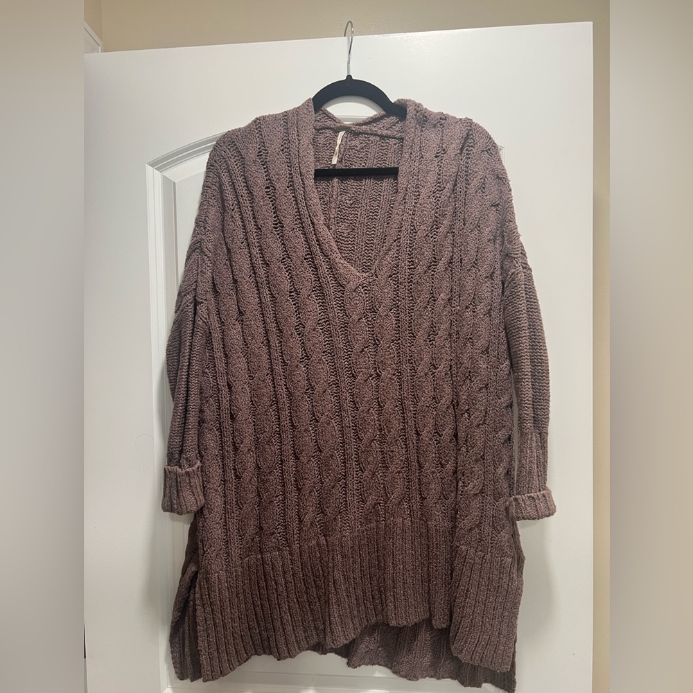 Free people oversized knit sweater